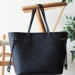 Louis Vuitton Neverfull MM Tote Bag - Black LV