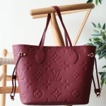 Louis Vuitton Neverfull MM Tote Bag - Burgundy
