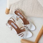 Aquazzura Tequila Sandal 10cm - White