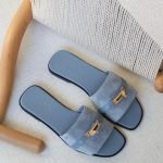 Hermes Giulia Sandals - Blue