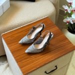 Dior J'Adior Slingback Pump 10cm - Gray