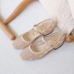 Gucci GG crystal ballet flat - Beige