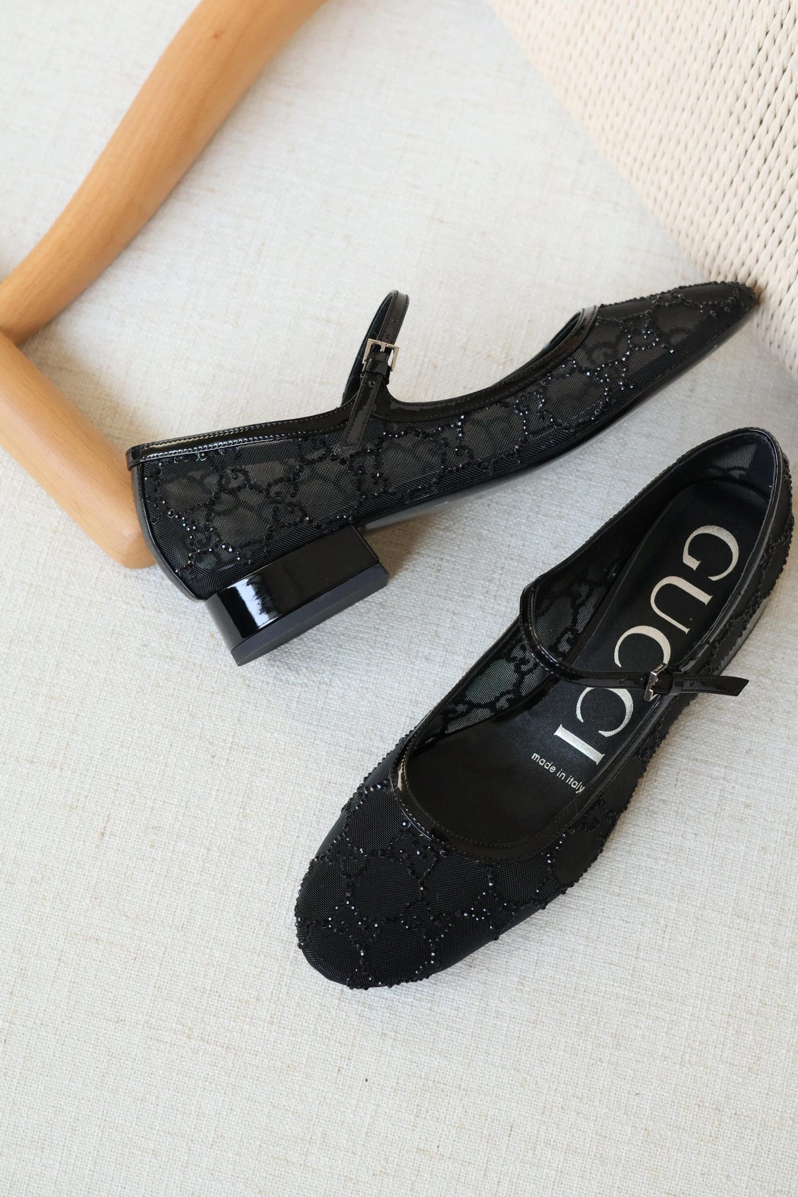 Gucci GG crystal ballet flat - Image 2