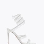 Rene Caovilla Chandelier Sandal 10cm - White