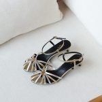 Celine Triomphe Sandal 5cm - Gold