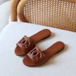 D & G Bianca Sliders - Brown