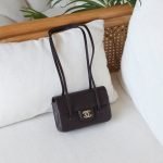 Chanel Mini Flap Bag - Chocolate Brown